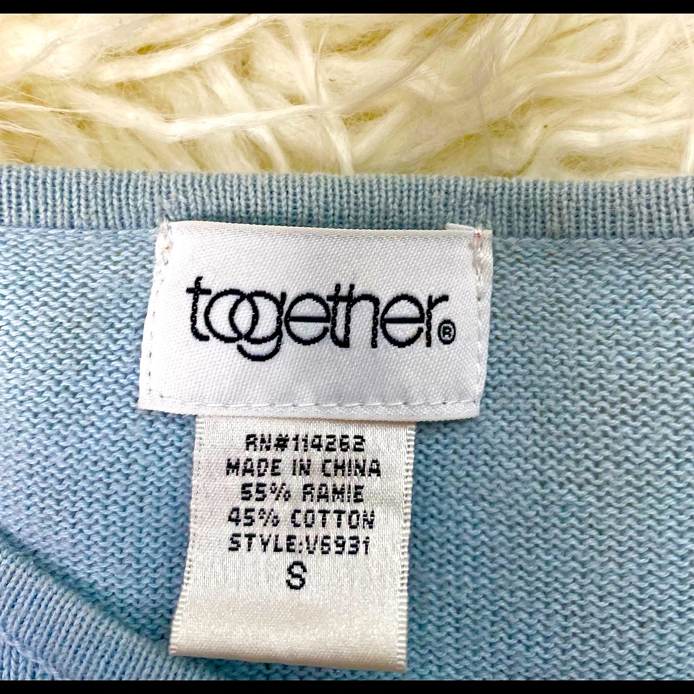 Light Blue Snowflake❄️Sweater, Small - Picture 2 of 7